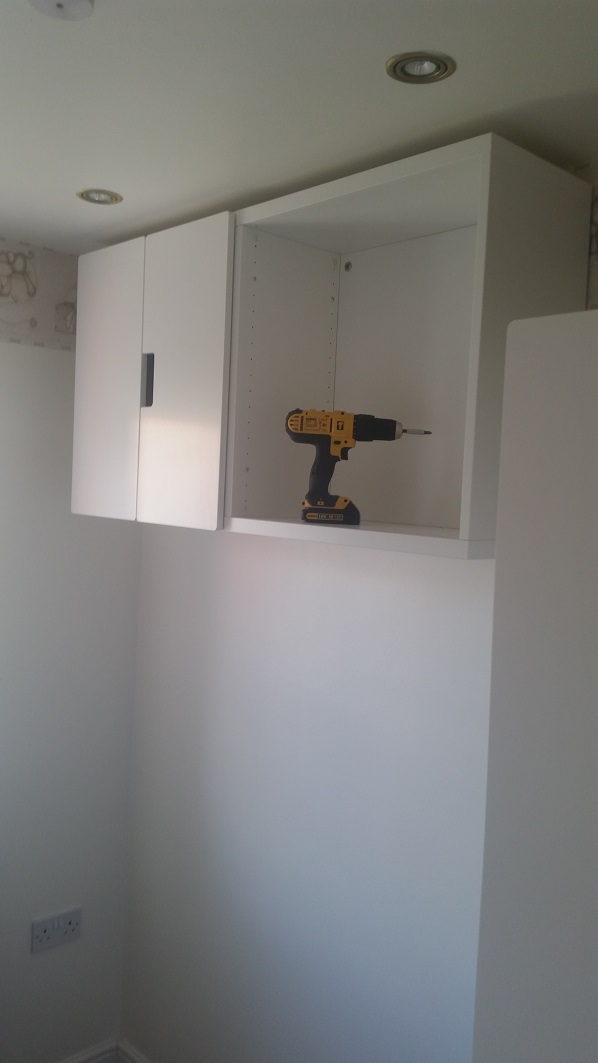 Photo of an Ikean Eket Storage we assembled in Welling, Kent