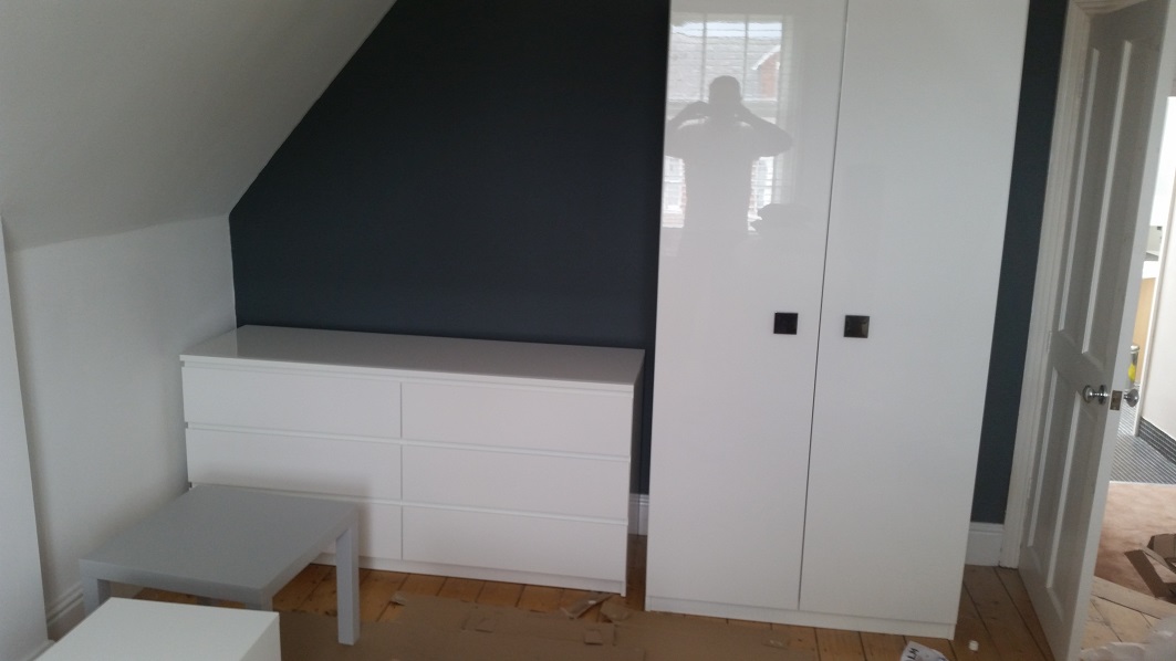 Photo of an Ikea Pax Wardrobe we assembled in Keighley, West Yorkshire
