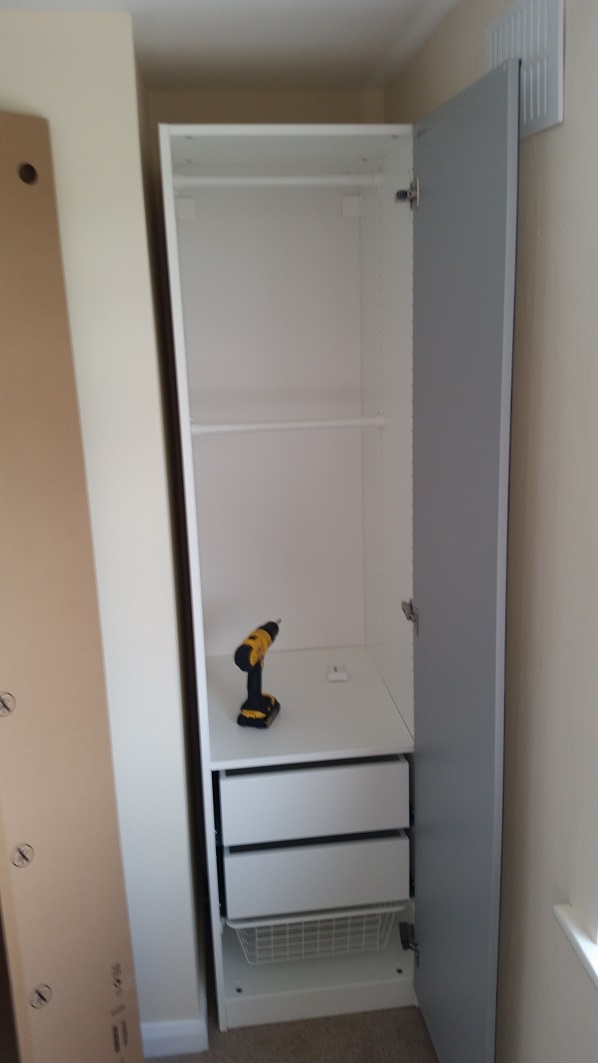 Photo of an Ikea Pax Wardrobe we assembled in Stockton-On-Tees, Cleveland