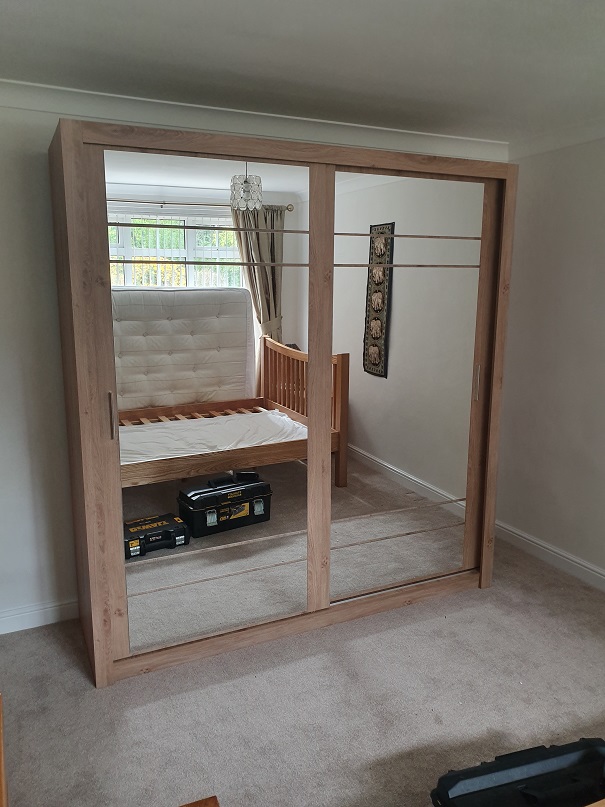 An example of an Arti-8 Wardrobe we assembled at Huntly in Aberdeenshire sold by Arthaus