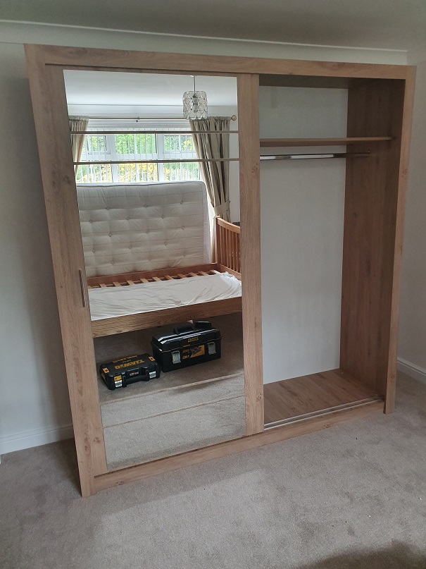 Photo of an Arthaus Arti-8 Wardrobe we assembled in Dundee, Angus
