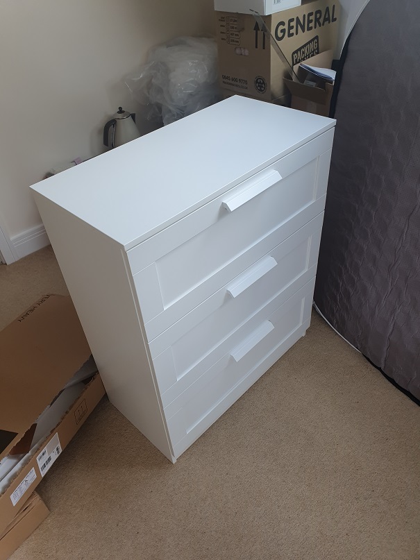 Picture of a Next Flynn Chest we assembled in Buckinghamshire