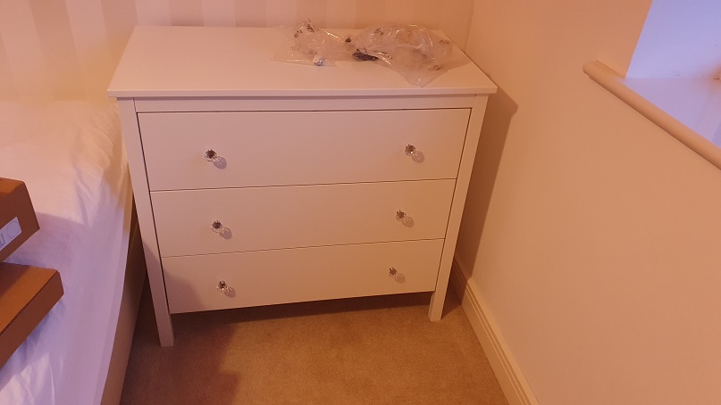 An example of a Koppang Chest we constructed in Leicestershire sold by Ikea