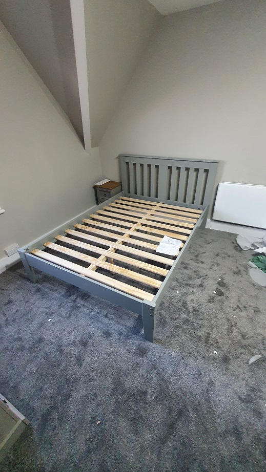 Photo of a Wayfair Osprey Bed we assembled in Surrey
