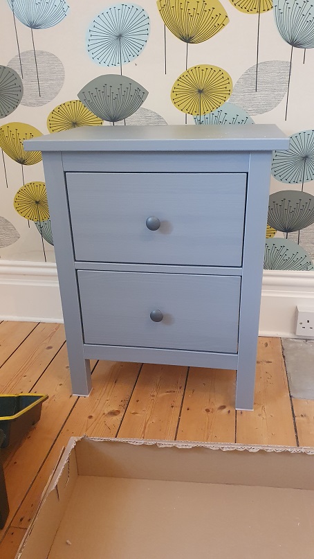 Picture of an Ikea Hemnes Bedside we assembled in Northumberland