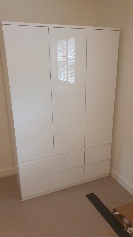 Picture of an Argos Jenson Wardrobe we assembled in Hertfordshire