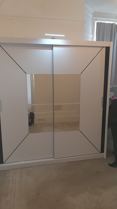 An example of a Nicole Wardrobe we assembled in Eastbourne sold by Amazon