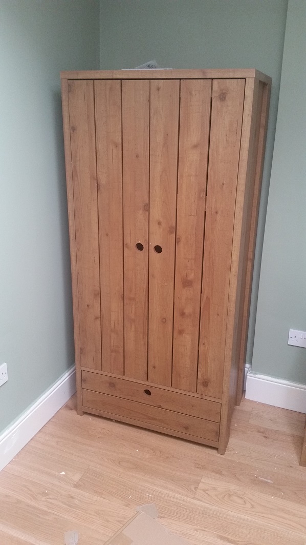Photo of a Next Carter Wardrobe we assembled in Nottingham