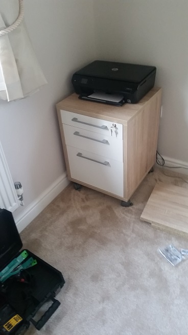 Photo of a John-Lewis Tivoli Filing_Cabinet we assembled in Mold