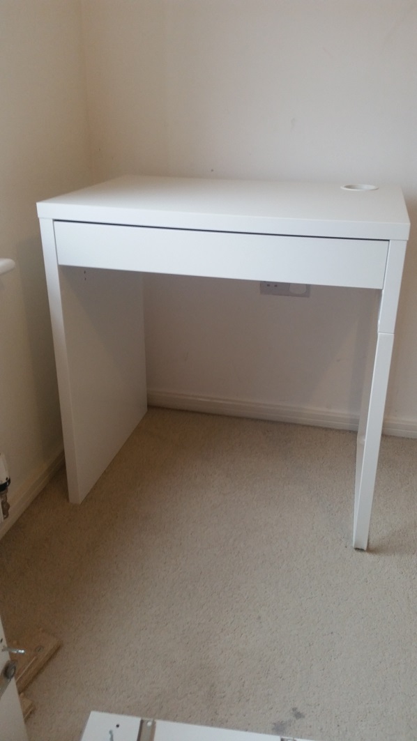 An example of a Malm Dressing-Table we assembled at Westbury-On-Severn in Gloucestershire sold by Ikea