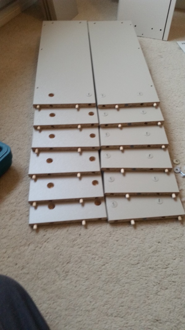 Sheffield Bedside from Ikea fully assembled, Malm range