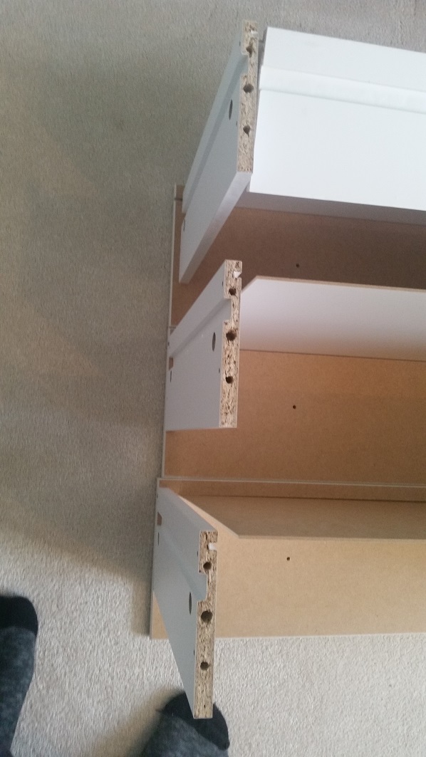 Photo of an Ikea Malm Chest we assembled in Sheffield