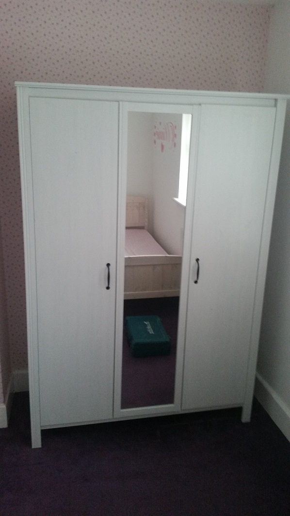 An example of a Brimnes Wardrobe we assembled at Tottenham in LONDON sold by Ikea