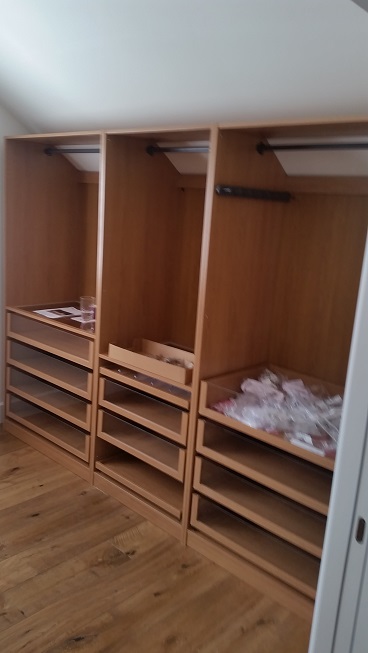 Photo of an Ikea Pax Wardrobe we assembled at Welling, Kent