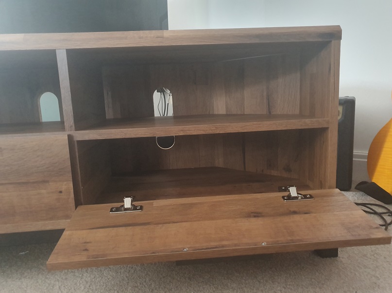 Photo of a Next Bronx TV-Stand we assembled in Llanfyllin, Powys