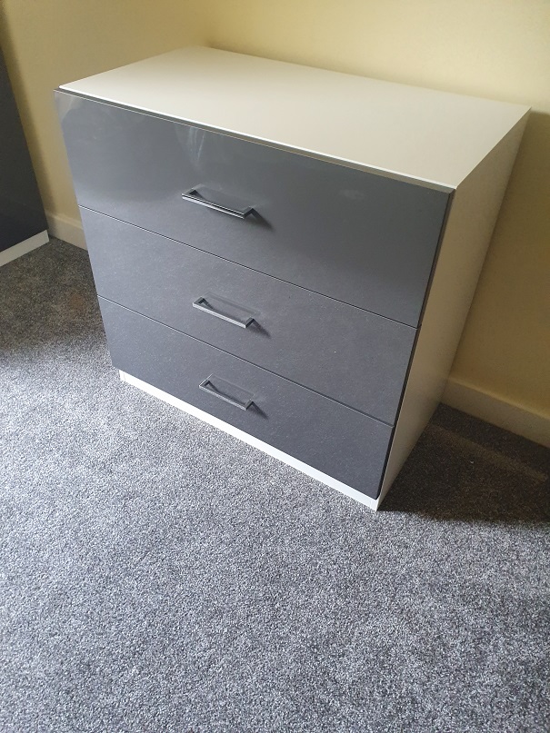 Photo of a BandQ Darwin Chest we assembled in Telford