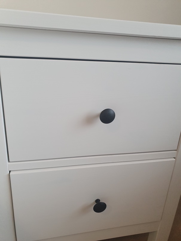 Photo of an Ikea Hemnes Bedside we assembled in Leicester