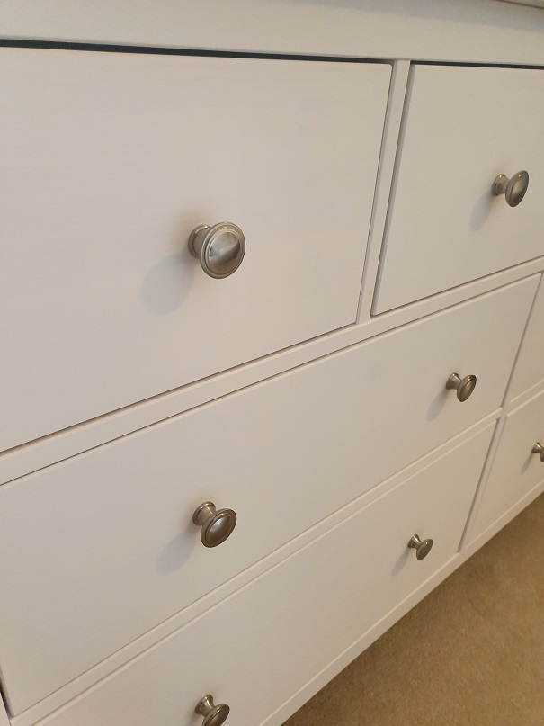 Photo of an Ikea Hemnes Chest we assembled in Isle-of-Wight, the UK