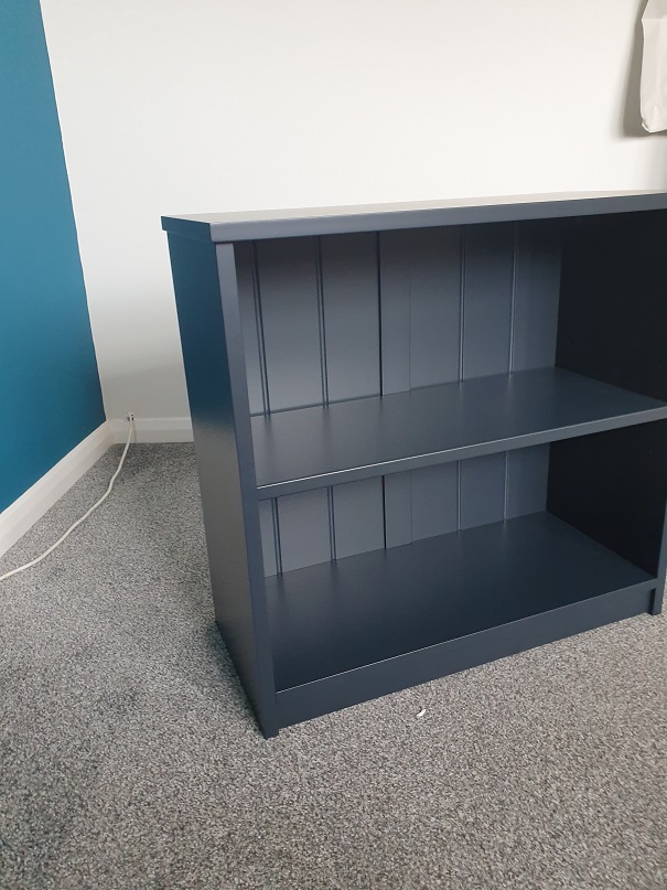 Photo of an Aspace Lewis Bookcase we assembled in Salford