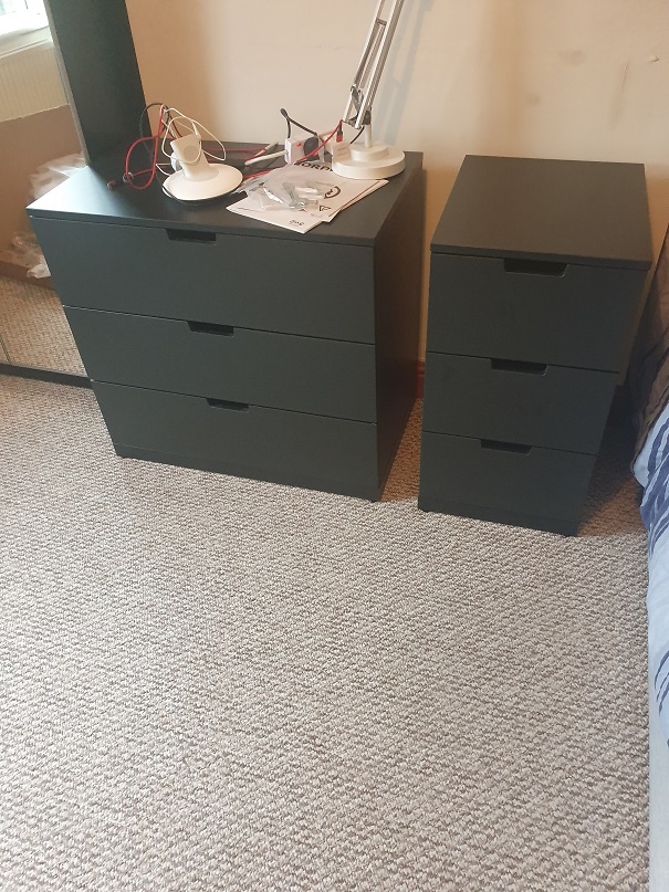Photo of an Ikea Nordli Chest we assembled in Southam, Warwickshire