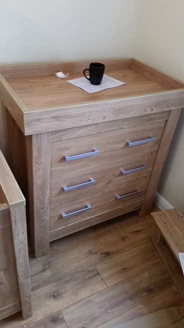 Photo of a Mamas-and-Papas Franklyn Chest we assembled in Church-Stretton, Shropshire