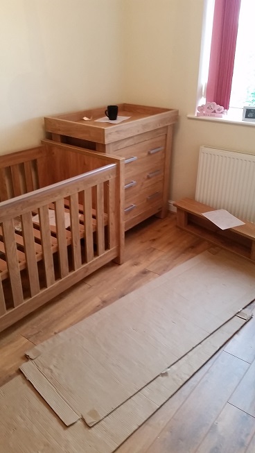 Picture of a Mamas-and-Papas Franklyn Nursery-Set we assembled in Cheshire