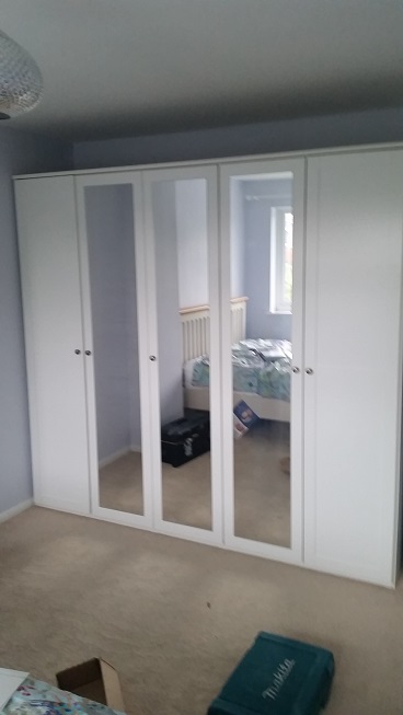 Photo of a Luxury-Express Hanover Wardrobe we assembled in Glenrothes, Fife