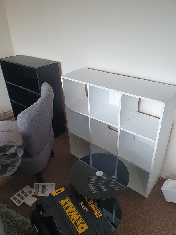 Isle of Cumbrae Bookcase from Argos built, Cubes range