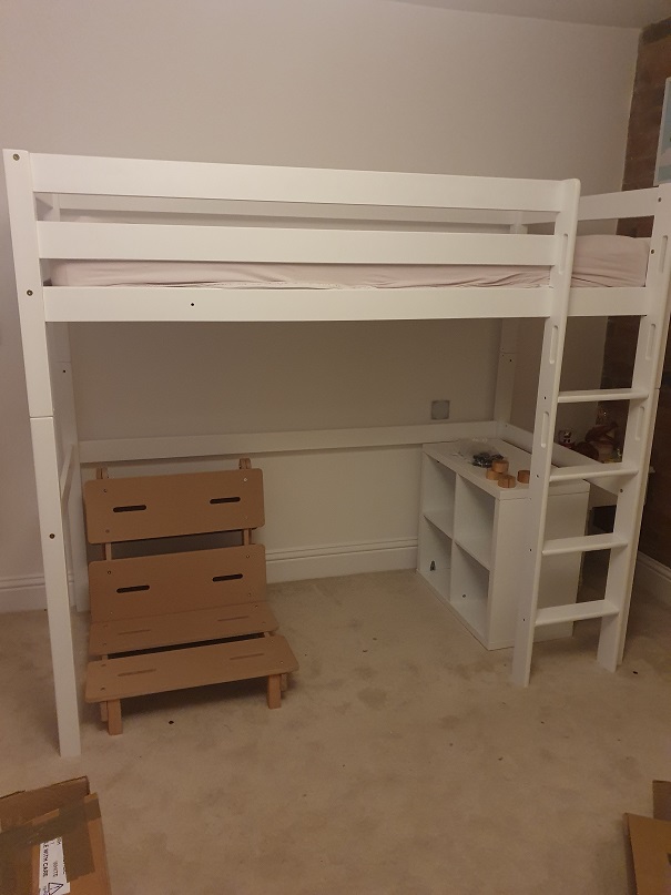 An example of a Classic Loft-Bed we assembled at Llandysul in Dyfed sold by Little-Folks