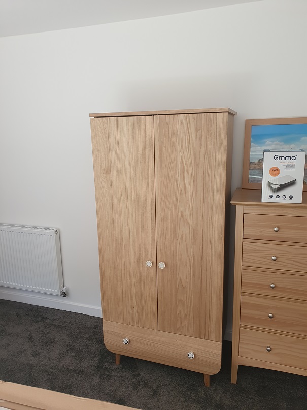 Picture of an Argos Etta Wardrobe we assembled in Northumberland
