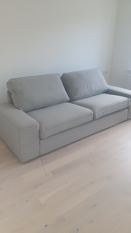 Picture of an Ikea Kivik Sofas we assembled in Lancashire