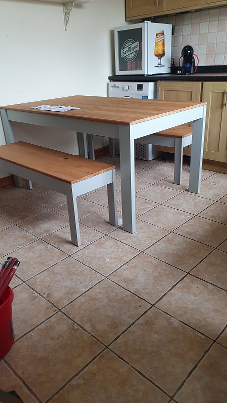 Photo of a Furniture123 Emerson Dining_Set we assembled in Llanrhystud, Dyfed