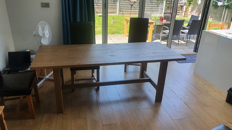 Photo of an Argos Denver Table we assembled in Stowmarket, Suffolk