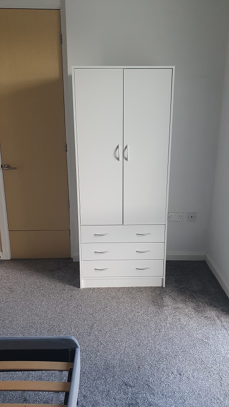 An example of a Lokken Wardrobe we assembled at Forest-Row in East Sussex sold by Ikea