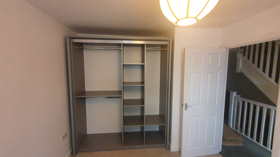 Picture of a Wayfair Fegundes Wardrobe we assembled in Derbyshire