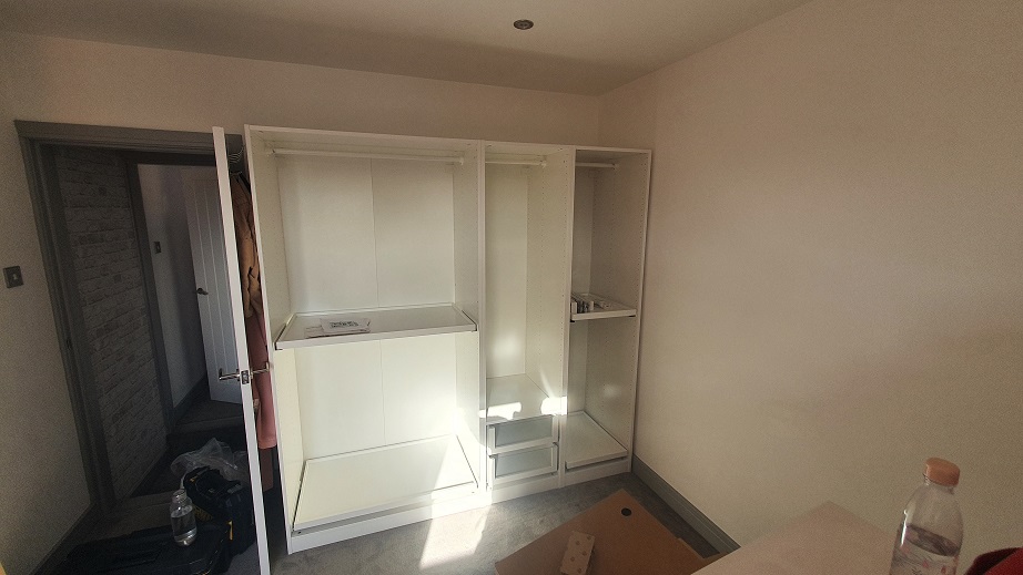 LONDON Wardrobe from Ikea built, Pax range