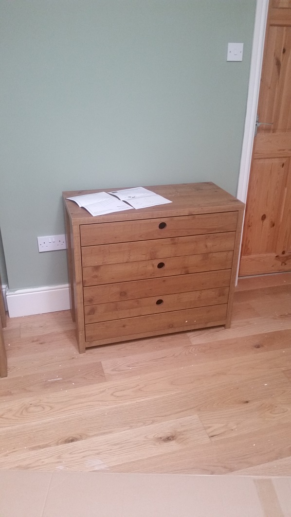 Photo of a Next Carter Chest we assembled in Nottinghamshire