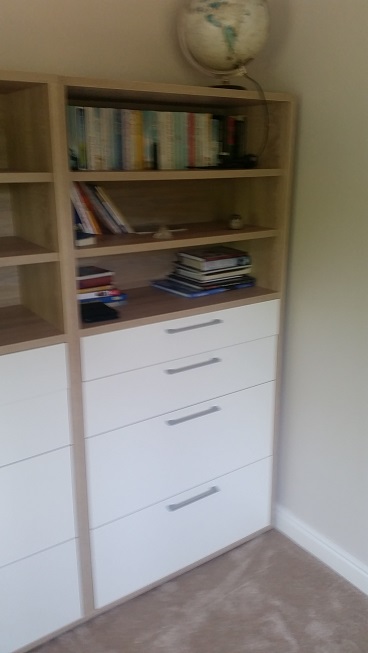 Photo of a John-Lewis Tivoli Storage-Unit we assembled in Aberdovey, Gwynedd