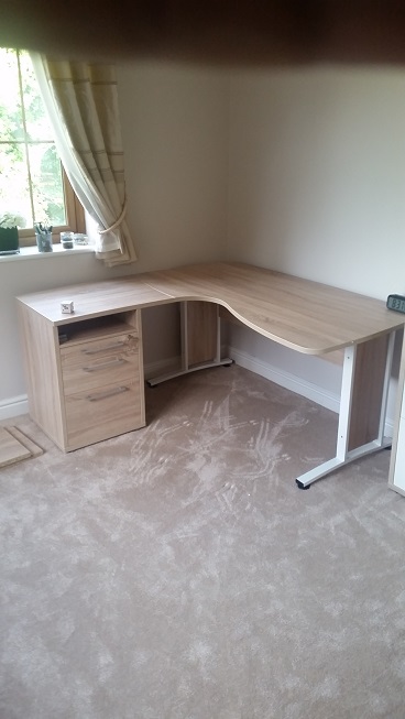 Photo of a John-Lewis Tivoli Desk we assembled at Nairn, Nairnshire