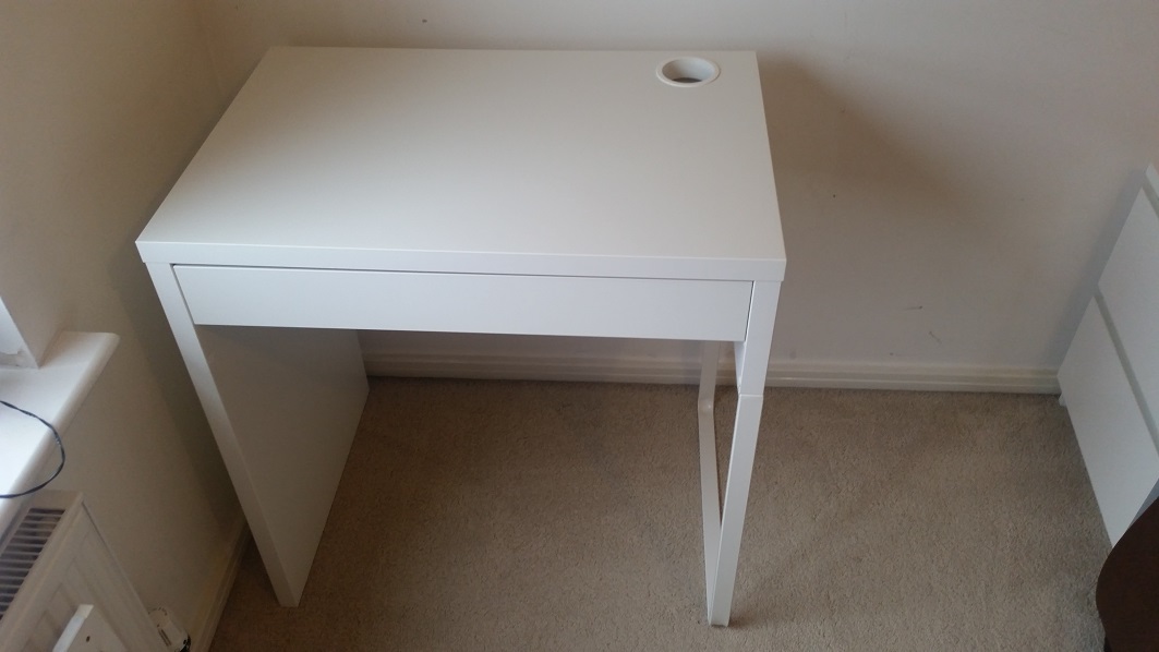 Photo of an Ikea Malm Dressing-Table we assembled at Hitchin, Hertfordshire